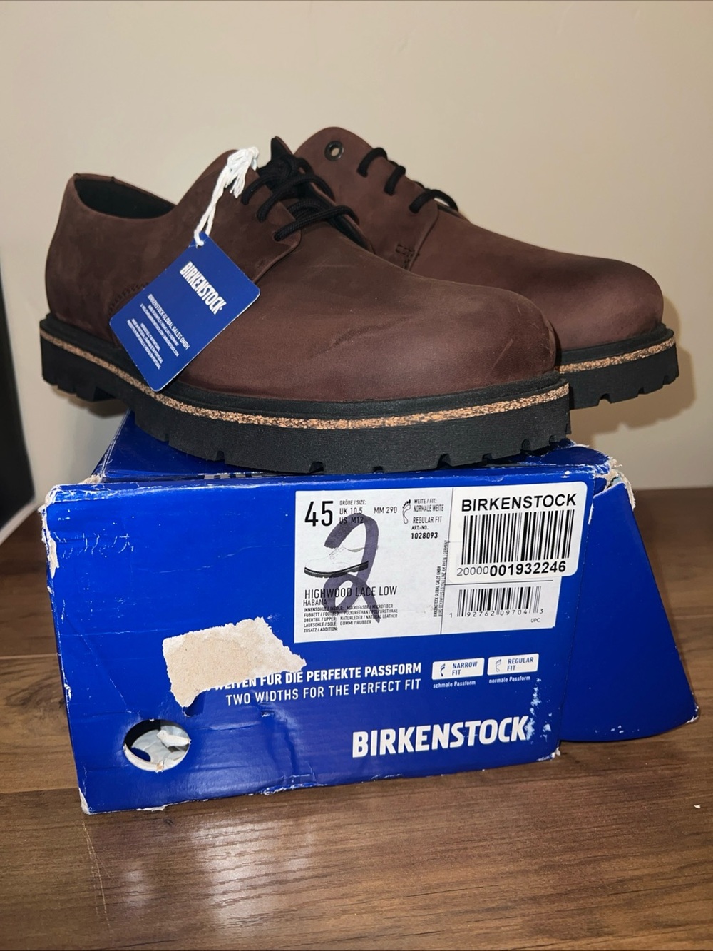 Birkenstock Highwood Lace Low Men's Brown Lace-Up Casual Shoes